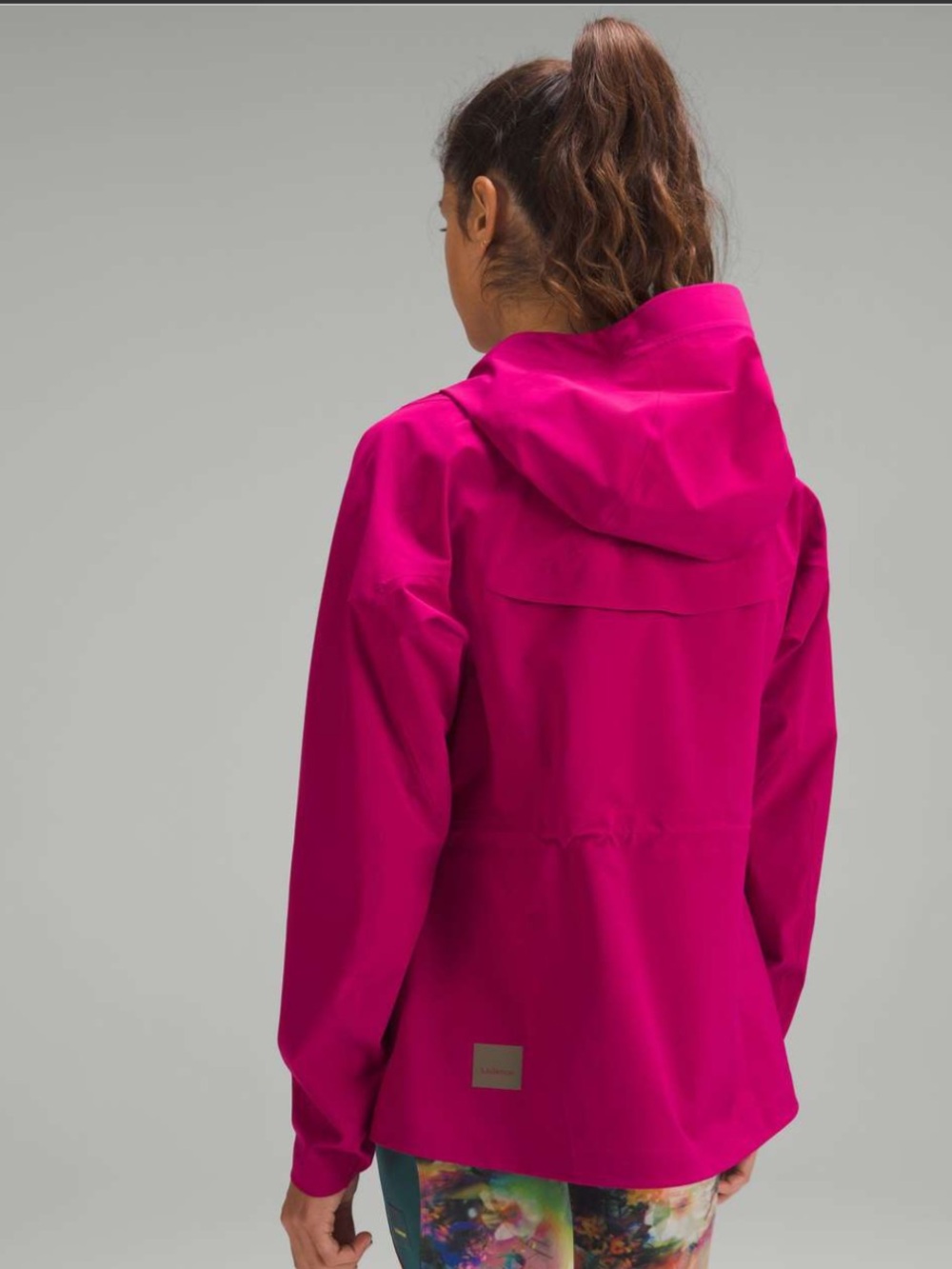 Lululemon Stretch Waterproof Hiking Half-Zip Pullover Wild Berry Pink Size 2
